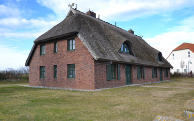 Reetgedecktes Haus in Norddeutschland Reetgedecktes Haus in Norddeutschland
