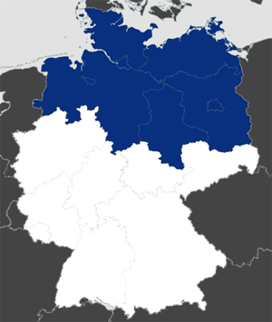 Unser ZIEL-Gebiet - Norddeutschland